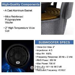 RecPro RV 5 Ohm Subwoofer Audio Speaker 10.8 700W Max Power