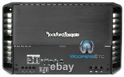 Rockford Fosgate P500x2 Punch 2-channel 500w Rms Subwoofers Speakers Amplifier