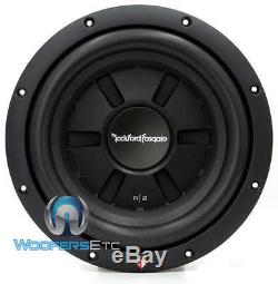 Rockford R2sd4-10 Fosgate 10 Sub Dual 4-ohm Shallow Slim Subwoofer Speaker New