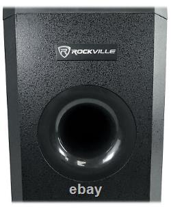 Rockville HOME ARRAY 100 Powered Home Audio Speaker Subwoofer System w Bluetooth