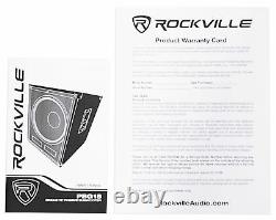 Rockville PBG18 18 Passive 2000 Watt 8 Ohm Pro Audio Subwoofer Sub/MDF Cabinet