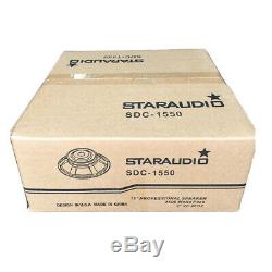 STARAUDIO 2500W 8 Ohm 15 Speaker Subwoofer Replacement Home Audio Woofer Bass