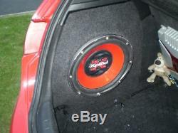Seat Leon 0512 Stealth Sub Speaker Enclosure Box Sound Bass Audio Upgrade Car