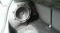 Seat Leon 0512 Stealth Sub Speaker Enclosure Box Sound Bass Audio Upgrade Car