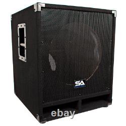 Seismic Audio Empty 15 Inch Pro Audio Subwoofer Cabinet PA / Band / DJ / KJ