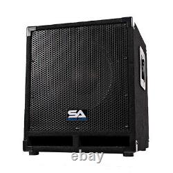 Seismic Audio Powered 12 Pro Audio Subwoofer Cabinet PA / Band / DJ / KJ