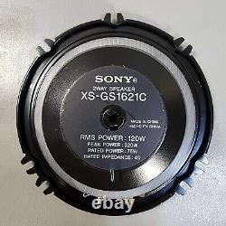 Sony GS1621C Component Speakers Car Audio 6 1/2 Mid 1 Tweeter No Crossovers