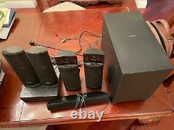 Sony Surround Sound Speaker System 5 Speakers & Subwoofer & Amplfier Very Good