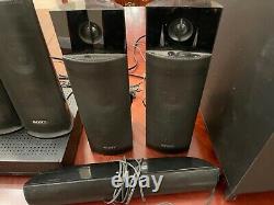Sony Surround Sound Speaker System 5 Speakers & Subwoofer & Amplfier Very Good