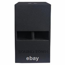 Sound Town 12 800W Powered Active PA DJ Folded Horn Subwoofer (CARME-112SPW)