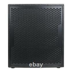Sound Town 18 Powered Subwoofer 2000W, 2 Outputs Plywood Black CARPO-18SPW