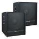 Sound Town 1800 W 15 Powered Subwoofer With High-pass Filter (metis-15pwg-pair)