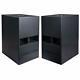 Sound Town Carme 12 1600w Powered Folded Horn Subwoofer Black Carme-112spw-pair