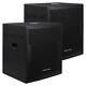 Sound Town Carme Series 1600w 18 Powered Subwoofer With Dsp (carme-18spw-pair)