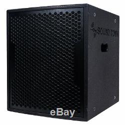 Sound Town CARPO Column Speaker Subwoofer Mini Line Array System (CARPO-V415SPW)