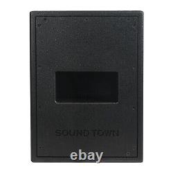Sound Town Dual 8 800W Powered PA Subwoofer, Plywood (CARME-208SPW)