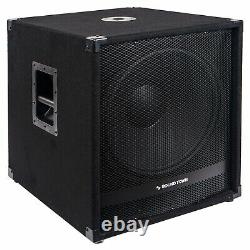 Sound Town METIS 2400W 18 Powered Subwoofer with Class-D Amplifier METIS-18SDPW