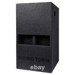 Sound Town Power Subwoofer and Column Speaker Line Array System (CARPO-V5B12)
