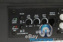 Soundstream Usb-10p 10 1000w Under Seat Subwoofer Bass Speaker Amplifier New