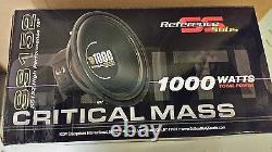 Ss152 15 Subwoofer Critical Mass Audio Sub Amp Eq Ul12 Best Jl Speaker USA Nr