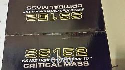 Ss152 15 Subwoofer Critical Mass Audio Sub Amp Eq Ul12 Best Jl Speaker USA Nr