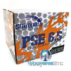 Sundown Audio Pse-6.5 D4 Sub 6.5 250w Rms Dual 4-ohm Subwoofer Bass Speaker New