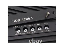 Sundown Audio Sdx-1200.1 Amp 1200w Rms Subwoofers Bass Speakers Amplifier