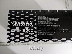 Sundown Audio Sfb-1000d Monoblock 1410w Rms Subwoofers Bass Speakers Amplifier
