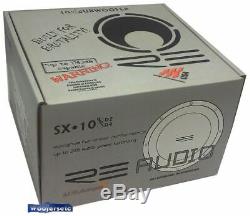 Sx10 Re Audio 10 Woofer 2000w Sub D-4 Ohm Car Subwoofer Loud Bass Speaker New