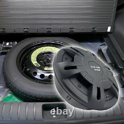 Warzone 10 1000W Car Audio Compact Spare Tire SLIM Powered Subwoofer Enclosure