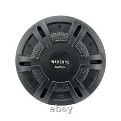 Warzone 10 1000W Car Audio Compact Spare Tire SLIM Powered Subwoofer Enclosure