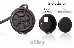 Waterproof Marine Atv Rzr Utv Speakers Audio Bluetooth Stereo System subwoofer