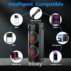 Wireless Portable Bluetooth Speaker Subwoofer Heavy Bass Stereo Sound System USA