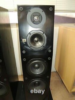 XLNT JBL L5 Loud Speakers Tower Grill Vintage Subwoofer Tweeters VTG Audio