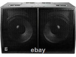 Yorkville Sound SA221S Dual 21 Synergy Array 6000W Active Portable PA Subwoofer