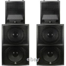 Yorkville Sound SA221S Dual 21 Synergy Array 6000W Active Portable PA Subwoofer