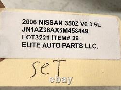 03-09 Nissan 350z Bose Audio Speaker Set Subwoofer Speaker Set De 5 Oem Lot3221