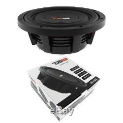 10 Shallow Mont Subwoofer 1000w Dual 4 Ohm Pro Audio-parleurs Bass Ds18 Sw10d4