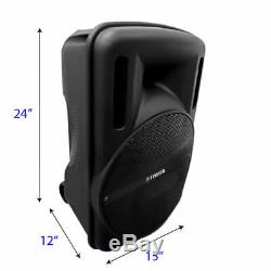 12 2600w Portable Bluetooth Haut Parleur Woofer Lourd Basse Party Sound System