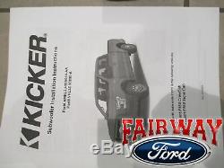 19 À 20 F-150 Oem Ford Kicker Audio 8 Sub Woofer Speaker & Amp 100w Kit