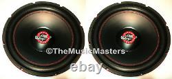 (2) 15 Pouces Home Stereo Sound Studio Woofer Subwoofer Speaker Bass Driver 8 Ohm