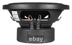 2 Bass américains XO 1044 de 10 pouces 600 watts Subwoofers audio pour voiture DVC 4 ohms Subs XO1044
