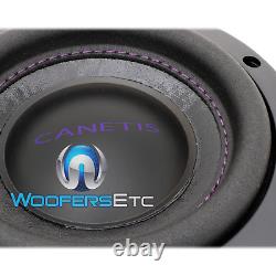2 Canetis Gc300 6,5 300w Rms Dual 2-ohm Voiture Audio Subwoofers Basse Haut-parleurs Nouveau