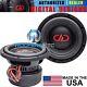 (2) Dd Audio 1108-d4 8 Usa Made Woofer 800w Dual 4-ohm Subwoofers Bass Speakers