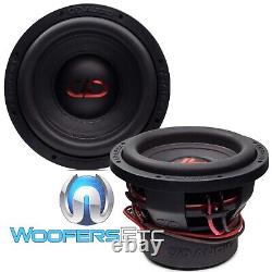(2) DD Audio 610e-d2 10 Woofers 2400w Dual 2-ohm Subwoofers Bass Speakers Nouveau