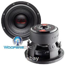 (2) DD Audio 710d-d4 10 Subventions 3600w Dual 4-ohm Car Subventions Basses Speakers Nouveaux