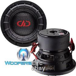(2) Haut-parleurs de basses DD Audio 2508f-d4 8 pouces, 3200w, double bobine 4 ohms, fabriqués aux États-Unis, neufs.