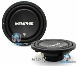 2 Memphis Csa12s4 12 700w Single 4ohm Shallow Thin Subwoofers Bass Speakers Nouveau