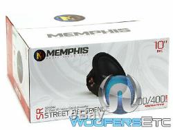 (2) Memphis Srx1044 10 Subs 400w Double 4 Ohms Caissons De Basse De Voiture Haut-parleurs Nouveaux