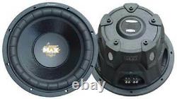 2 Nouveaux Lanzar Maxp154d 15 4000w Voiture Audio Subwoofers/subs Power Woofers DVC